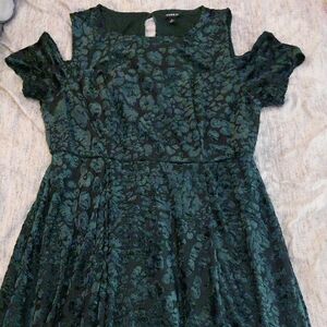 Torrid Dark Green Dress